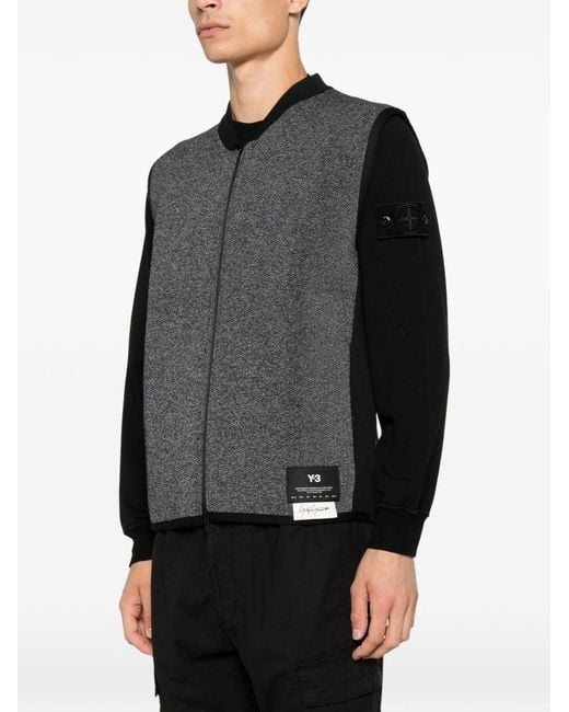 Y-3 Gray Running Nylon Vest for men