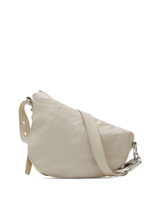 Burberry White Knight Small Leather Shoulder Bag