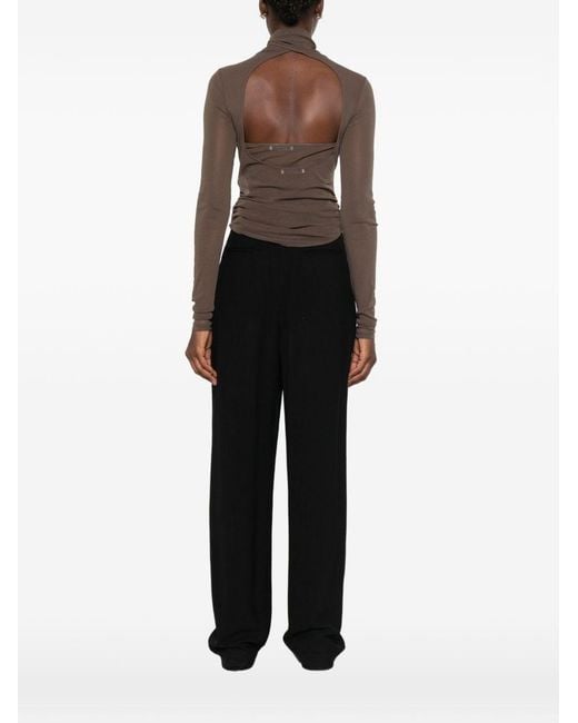 Lemaire Brown Ballerina Foulard Top