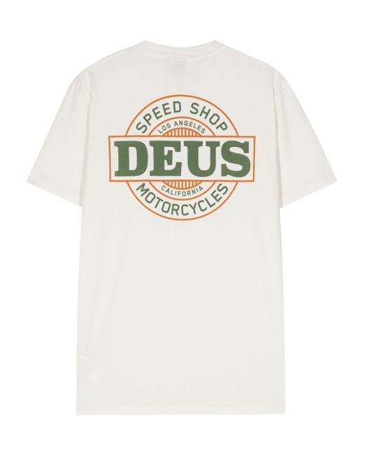 DEUS White Logo T-shirt for men