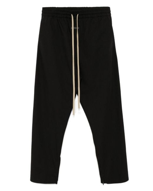 Fear Of God Black Cropped Track Pants for men