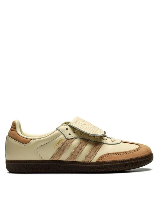 Adidas Brown Samba Lt Sneakers
