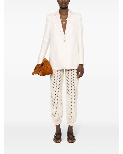 Blazer Boemia di Max Mara in Natural