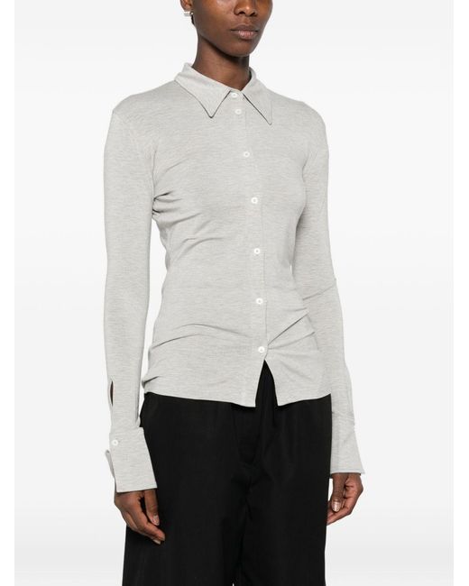 Totême  White Slim Solid Shirt