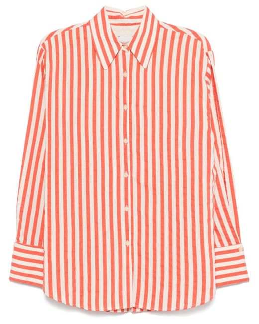 Camicia Rigata di Alysi in Red
