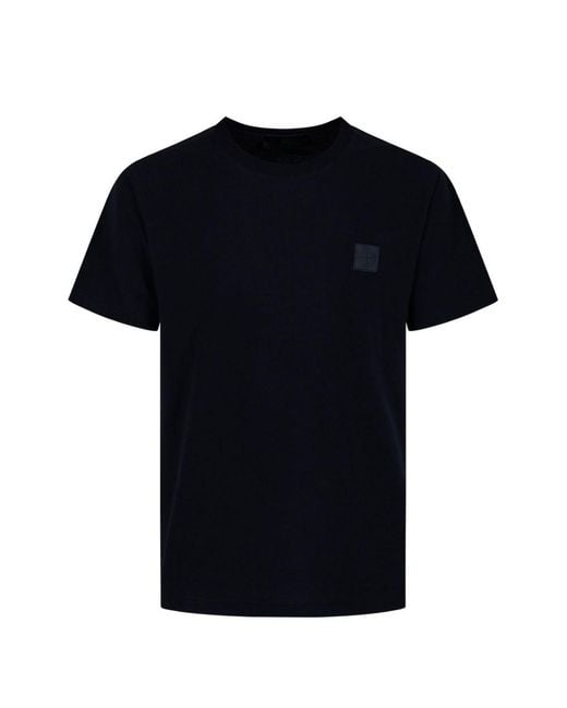 Stone Island Black Cotton T-Shirt for men