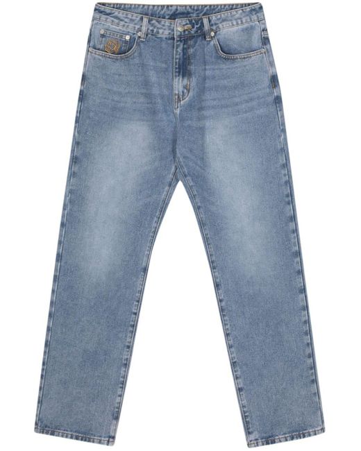 Jeans In Denim A Gamba Dritta di BBCICECREAM in Blue da Uomo