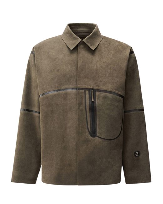 Massimo Osti Studio Green Overshirt for men