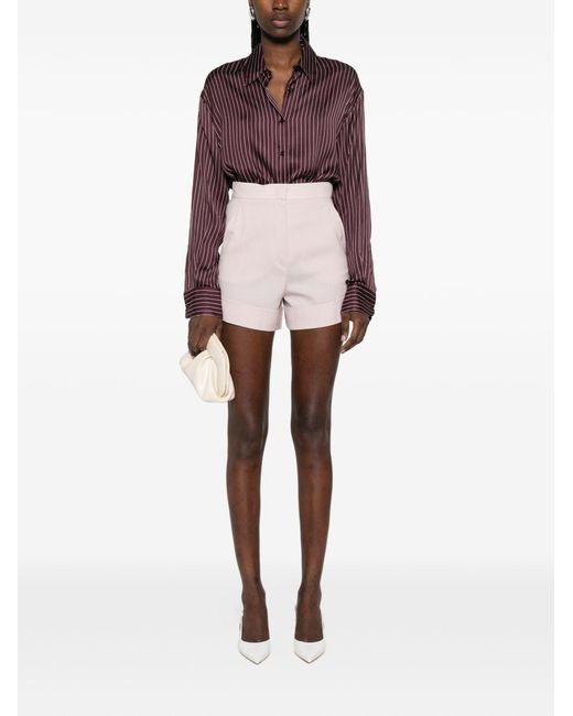Max Mara Pink Wool Shorts