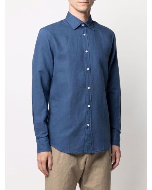 Camicia di Deperlu in Gray da Uomo