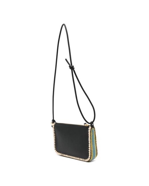Loewe White Rio Leather Mini Bag