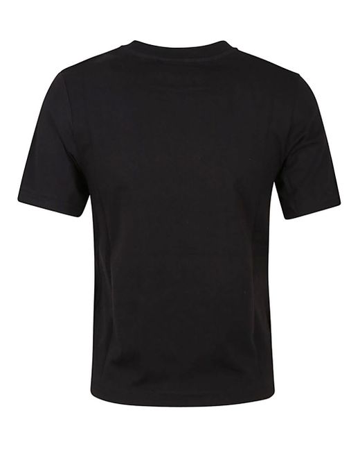 T-shirt In Cotone Con Logo di Juicy Couture in Black
