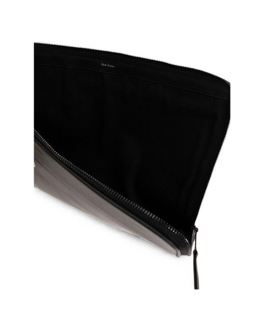 Paul Smith Black Leather Document Case for men