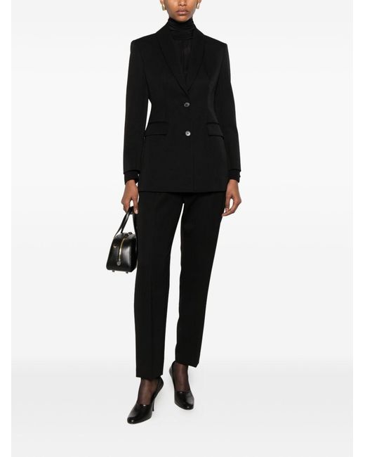 The Row Black Bettina Wool Blazer Jacket