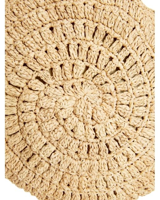 IBELIV Metallic Isula Raffia Bag