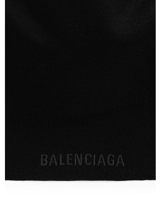 Balenciaga Black Wool Techwear Hood