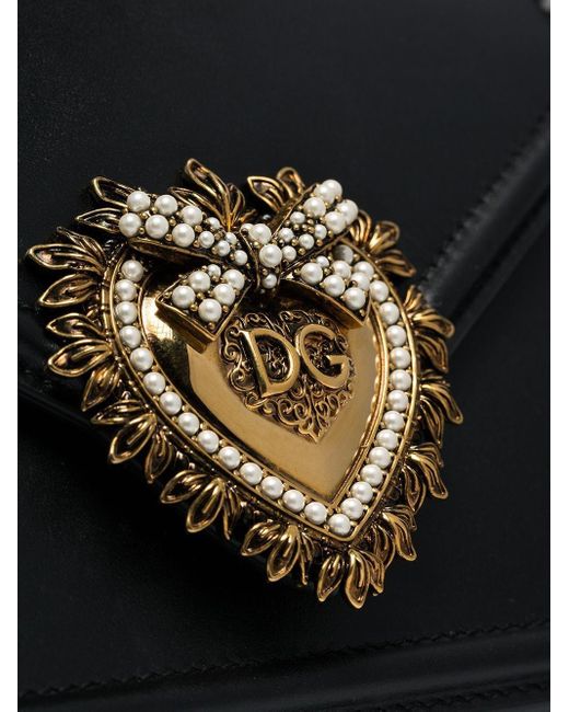 Borsa Devotion Piccola di Dolce & Gabbana in Black