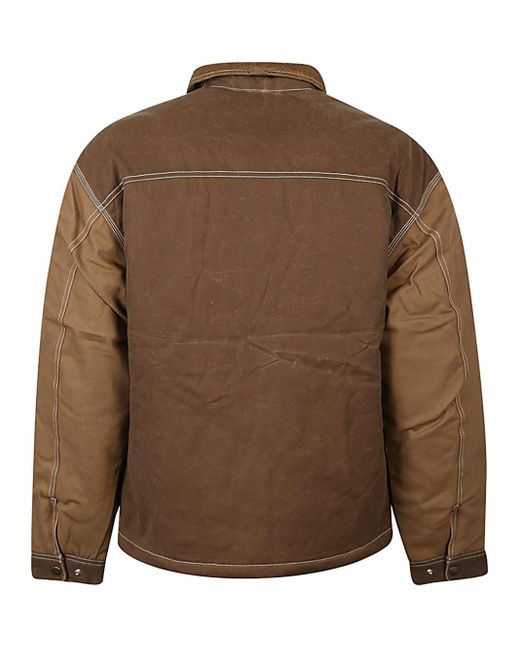Dickies Brown Lucas Waxed Pocket Front Jacket for men