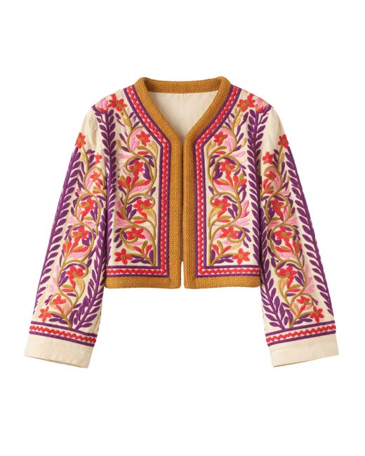 Antik Batik Red Suna Jacket