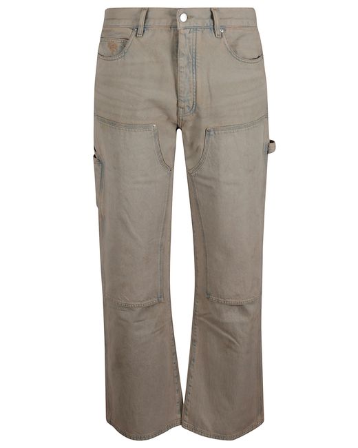 Amiri Gray Carpenter Jeans for men
