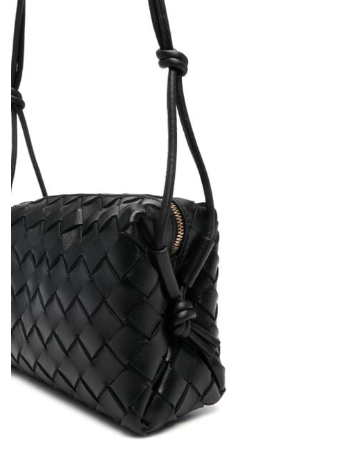 Borsa Loop Mini di Bottega Veneta in Black