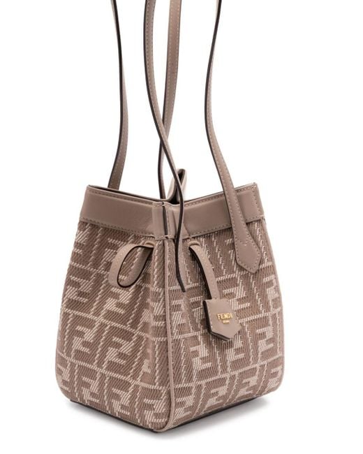 Fendi Pink Origami Mini Bucket Bag