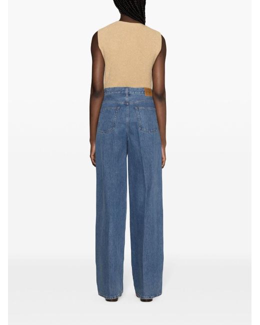 Jeans Denim Ampio di Totême  in Blue