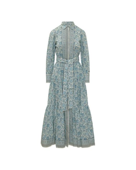 Mc2 Saint Barth Blue Jensen Dress