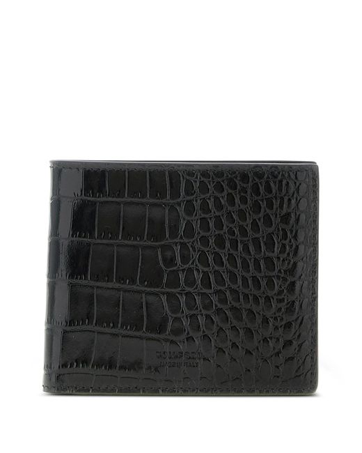 Tom Ford Black Leather Wallet for men
