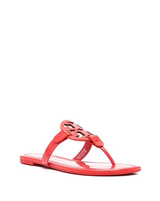Tory Burch Red Leather Sandals