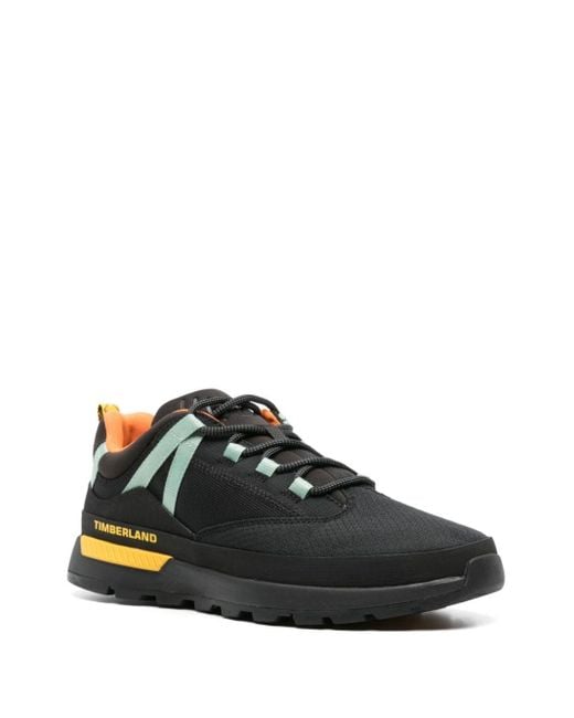 Timberland Black Euro Trekker Colour-block Sneakers for men