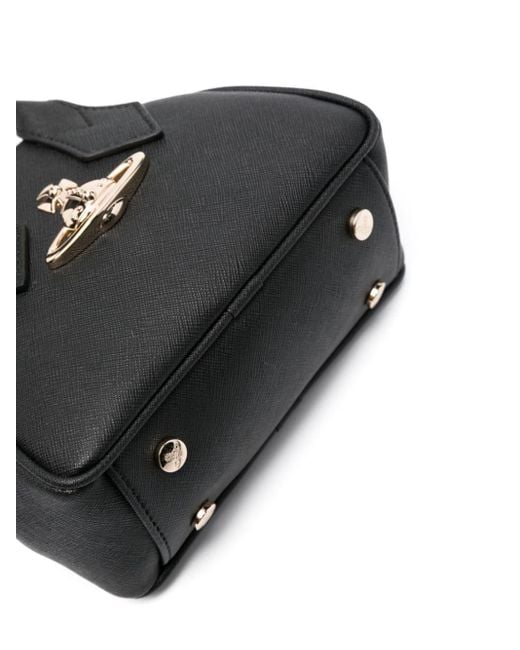 Vivienne Westwood Black Mini Yasmine Tote Bag