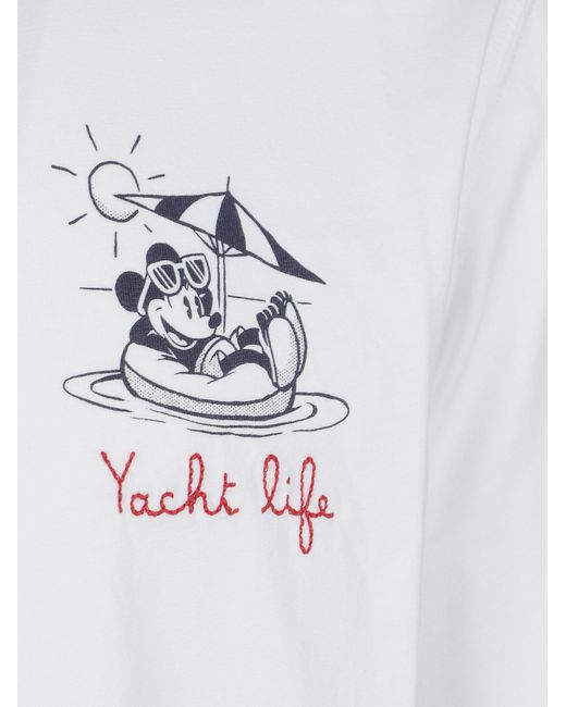 Mc2 Saint Barth White Yacht T-Shirt for men