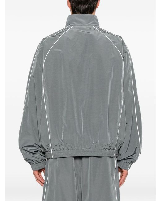 Balenciaga Gray Cotton Blend Sweatshirt for men