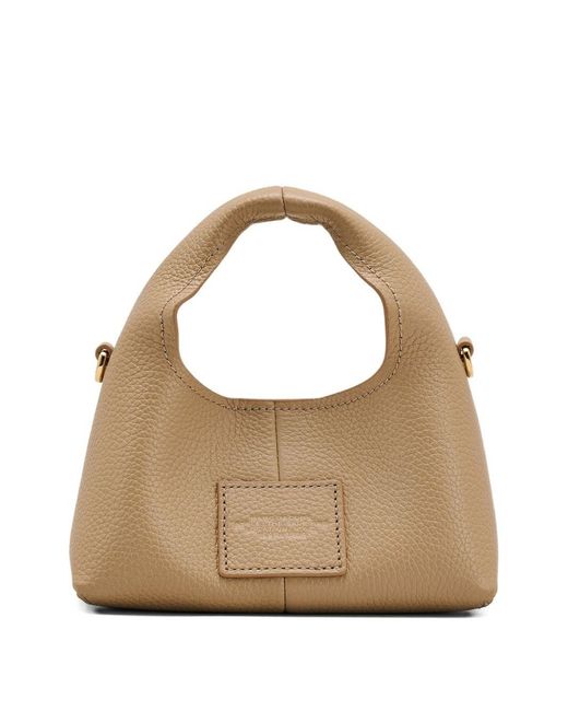 Marc Jacobs Metallic The Crossbody Sack Micro Handbag