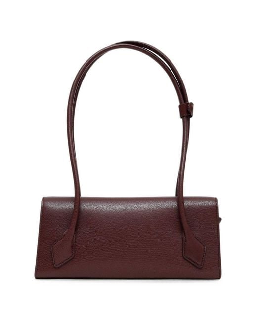 Alaïa Purple Le Teckel Small Leather Shoulder Bag