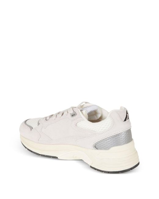 Autry White Hyperway Low Sneakers