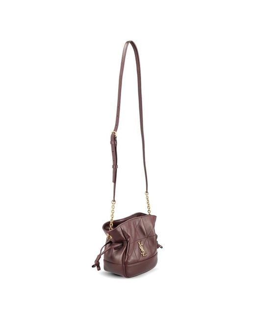 Borsa Mini di Saint Laurent in Brown