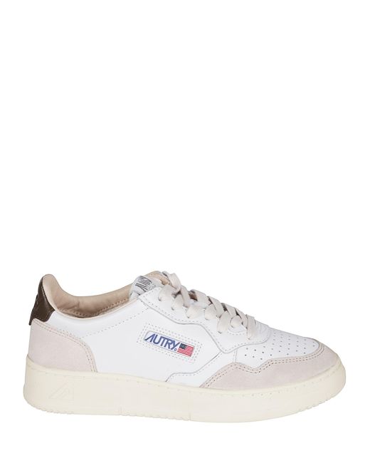 Autry White Medalist Low Sneaker