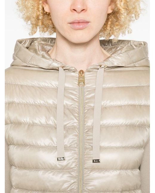 Herno Natural Cotton And Nylon Down Jacket