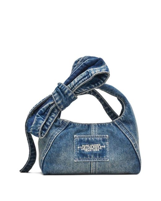 Marc Jacobs Blue The Mini Sack Denim Handbag
