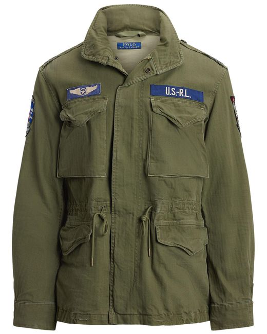 Polo Ralph Lauren Green Jacket With Logo for men