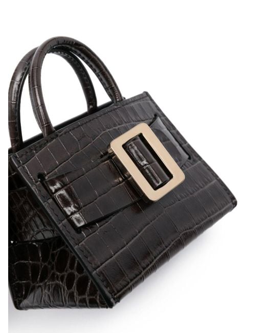 Boyy Black Bobby Charm Leather Mini Bag