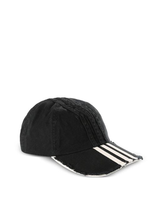 Y-3 Black Logo Baseball Cap for men