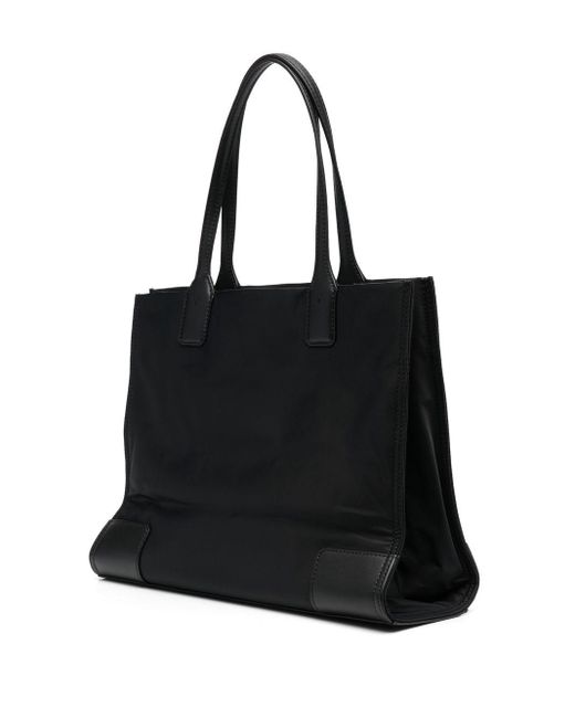 Tory Burch Ella Small Nylon Tote Bag in Black Lyst