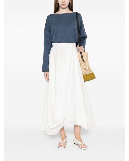 C.t. Plage Blue Cotton Crewneck Sweater