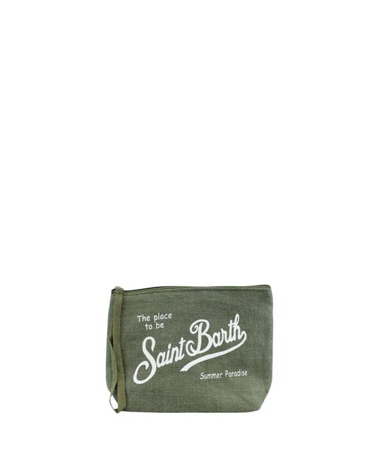 Mc2 Saint Barth Green Aline Clutch Bag for men