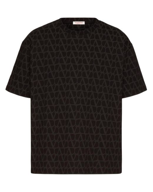 Valentino Black Logo T-shirt for men