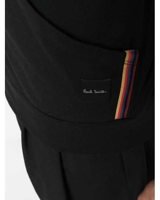 Paul Smith Black Cotton Hoodie for men