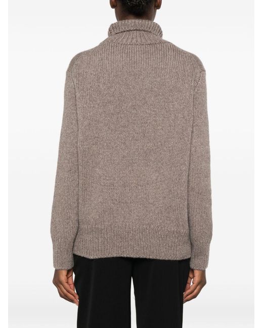 The Row Brown Plira Cashmere Jumper